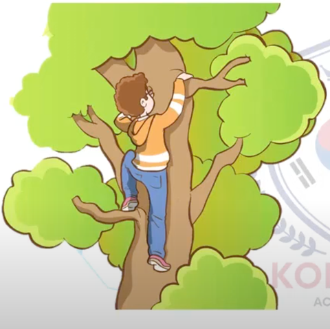 A cartoon of a child climbing a tree
AI-generated content may be incorrect.