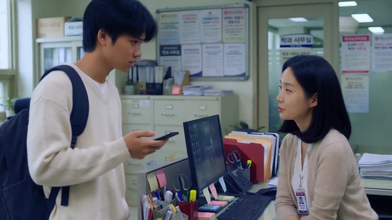 Tình huống 743 – Khi bạn không hiểu thông báo nhận được trên điện thoại di động từ văn phòng bộ phận.